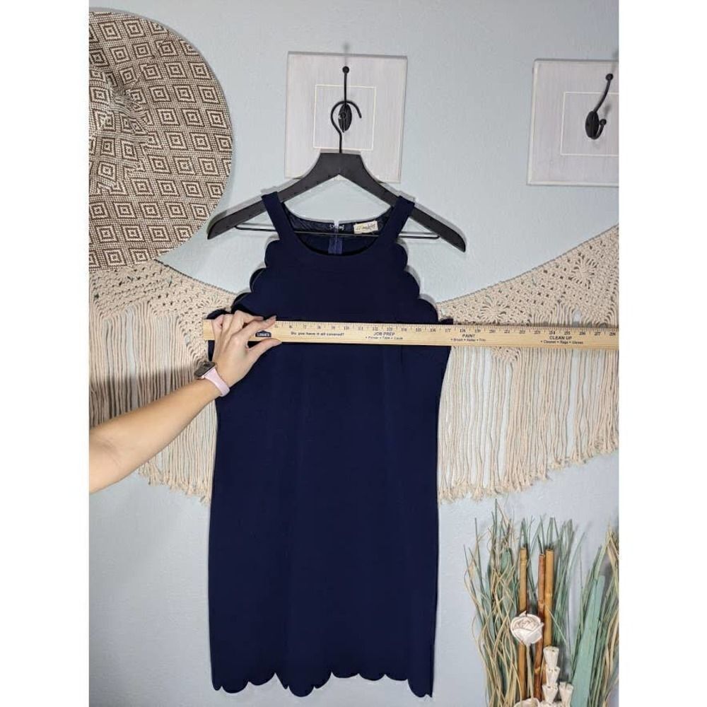 Maison Jules Scallop Royal Blue Dress - Picture 7 of 16